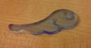 Cut out plastic tadpole