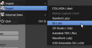 Blender 3D Bearing Export