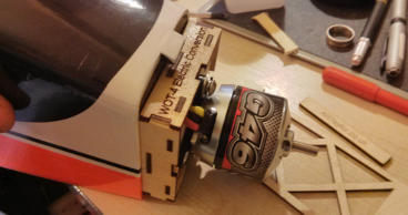 Motor Mount fitted to nose