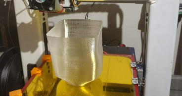 Nose cone on a 3D printer